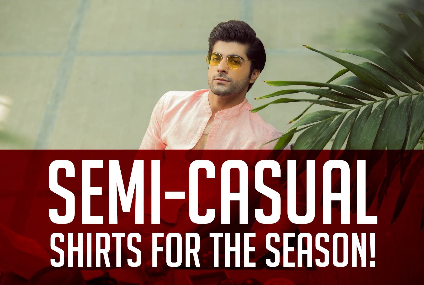 Semi casual shirts for the season!