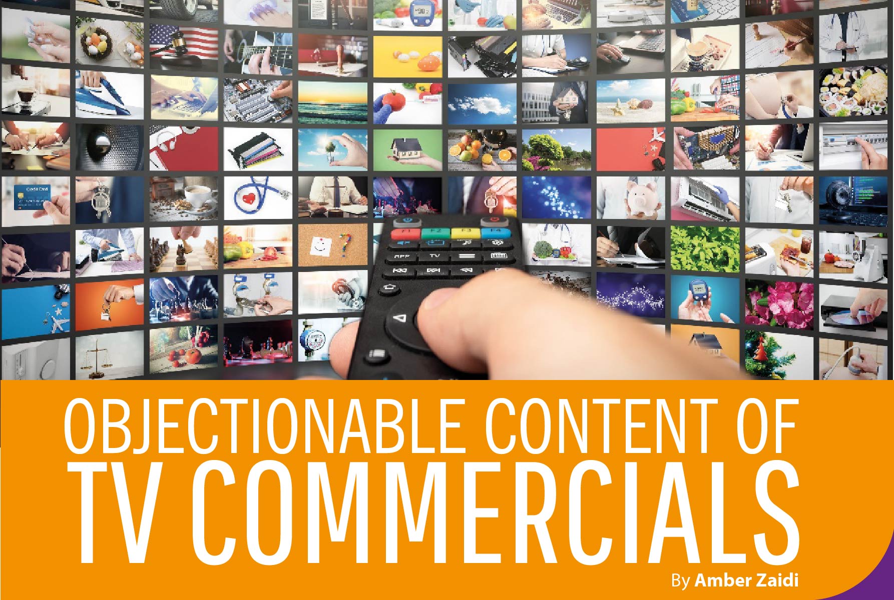 OBJECTIONABLE CONTENT OF TV COMMERCIALS
