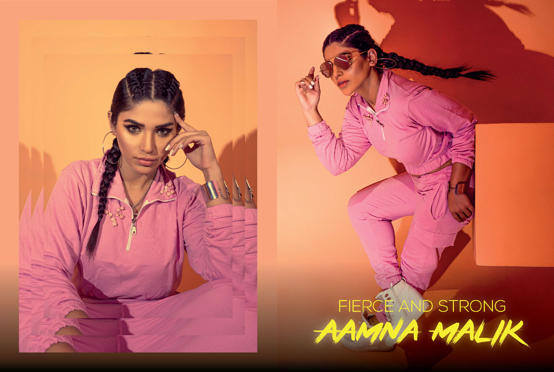 Cover Shoot of Aamna Malik